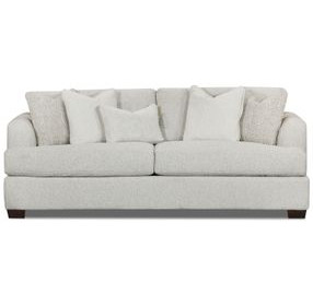 Hogan Cotton Off White Performance Fabric 93" Sofa