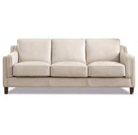 Isla Vanilla Leather Living Room Set