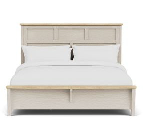 Glenndale Aged White Panel Bedroom Set