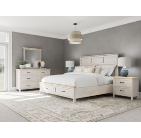 Glenndale Aged White and Wheat 6 Drawer Dresser