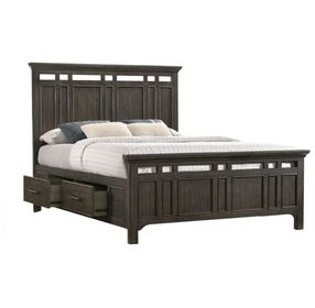 Hawthorne Burnished Clay Storage Panel Bedroom Set