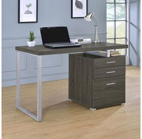 Brennan Weathered Gray Writing Desk