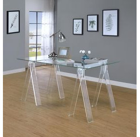 Amaturo Clear Acrylic Writing Desk