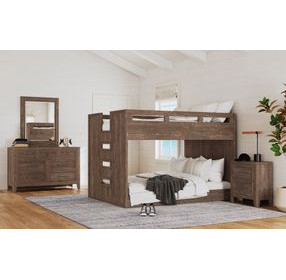 Carlson Harvest Brown Full Over Full Bunk Bed