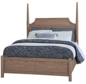 Tide And Timber Gray Oak Pencil Poster Storage Bedroom Set