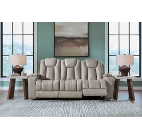 Downing Court Coin 87" Reclining Sofa with LED and USB Charging