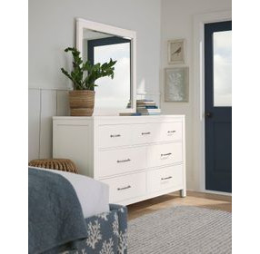 Tide And Timber White Maple Landscape Mirror