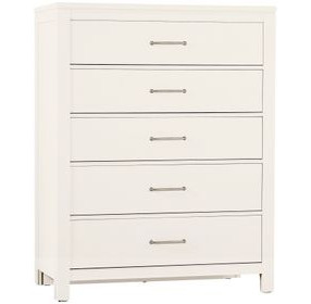 Tide And Timber White Maple 5 Drawer Chest