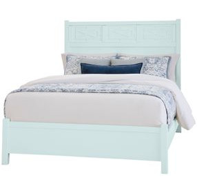 Tide And Timber Blue Maple Fretwork Panel Bedroom Set