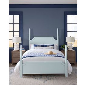 Tide And Timber Blue Maple Pencil Poster Bedroom Set