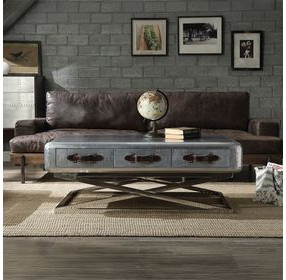 Brancaster Aluminum Rectangular Coffee Table