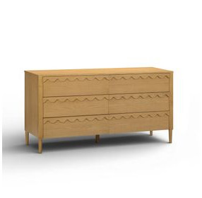 Oodle Natural Ash 6 Drawer Dresser