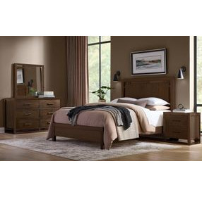 Lodge and Loft Dark Oak Floating Panel Bedroom Set