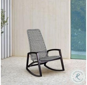 Griffin Dark Eucalyptus Outdoor Rocking Chair