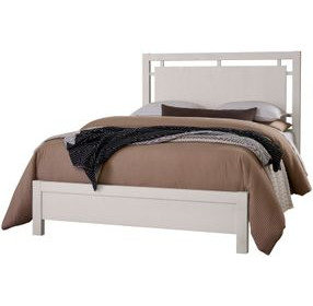 Lodge and Loft Soft White Floating Panel Bedroom Set