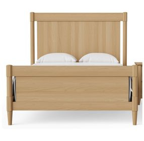 Nordhaven Clear Maple Poster Bedroom Set