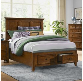 San Mateo Youth Tuscan Full Storage Panel Bed