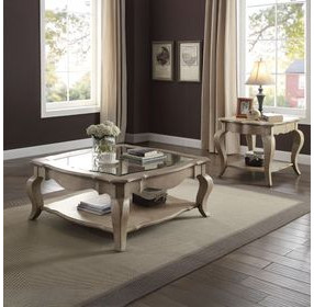 Chelmsford Antique Taupe Rectangular End Table