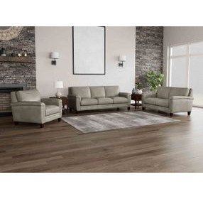 Sherwyn Stone Leather Living Room Set