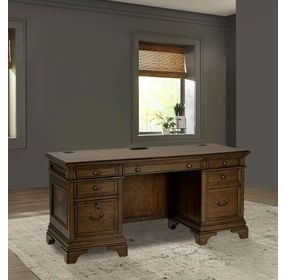 Hartshill Burnished Oak Credenza