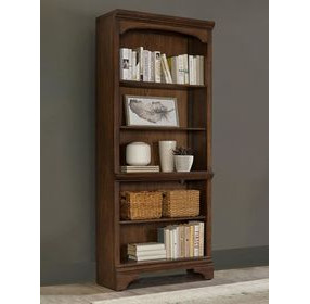 Hartshill Burnished Oak Bookcase
