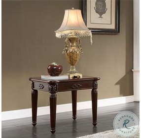 Chateau De Ville Espresso Square End Table