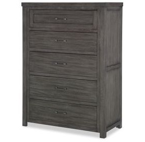 Bunkhouse Aged Barnwood 5 Drawer Chest