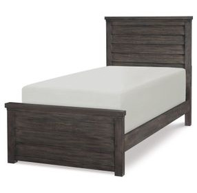 Bunkhouse Aged Barnwood Twin Panel Bed