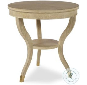 Maison '47 Blonde Cerused Lamp Table