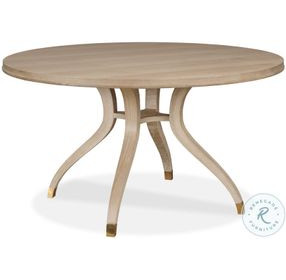 Maison '47 Blonde Cerused 60" Round Dining Table