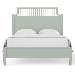 Pure Maple Sage King Garden Panel Bed