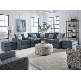 Universal Denim Blue 93" Sofa