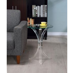Emmett Clear Accent Table
