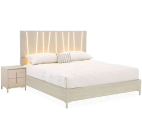 Ivory Cove Sand Panel Bedroom Set