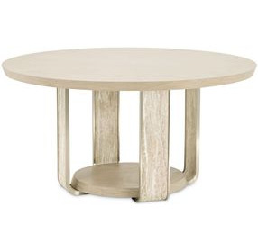 Lotus Bay Sand Round Dining Room Set