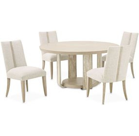 Lotus Bay Sand 60" Round Dining Table