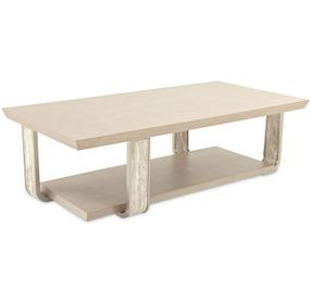 Lotus Bay Sand Rectangular Cocktail Table