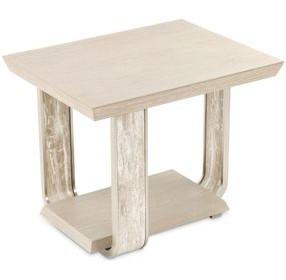 Lotus Bay Sand Rectangular End Table