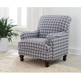 Glenn Blue Accent Chair
