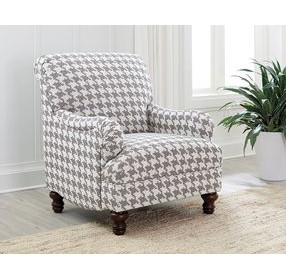 Glenn Grey Accent Chair
