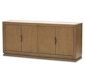 Portrait Sienna Brown 4 Door Sideboard with LED