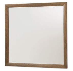 Portrait Sienna Brown Rectangular Wall Mirror