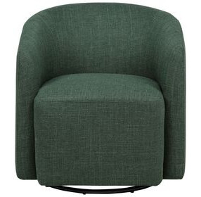 Mossbrook Green Upholstered Swivel Chair