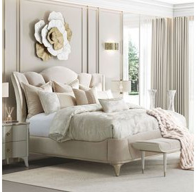 La Marisia Tranquil and Champagne Bedroom Set