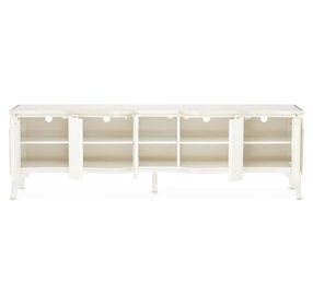 La Marisia Creamy Pearl 80" Media Cabinet