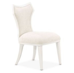 La Marisia Creamy Pearl and Tranquil Vanity Chair