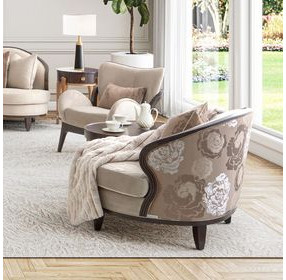 Camellia Field Warm Pecan Oval End Table with 1 Storage Drawer