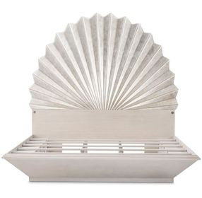 Fantosini Silver Mist Fan Platform Bedroom Set