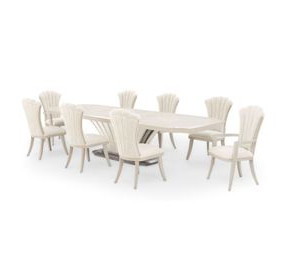 Fantosini Silver Mist 140" Extendable Rectangular Dining Table
