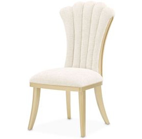 Fantosini Natural Upholstered Dining Side Chair Set of 2